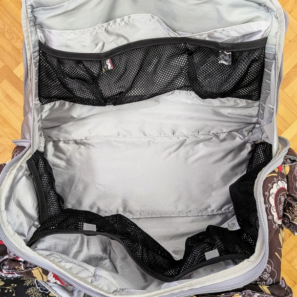 JuJuBe Be Prepared Diaper Bag – Lotus Pattern | Large Capacity - Picture 5 of 7